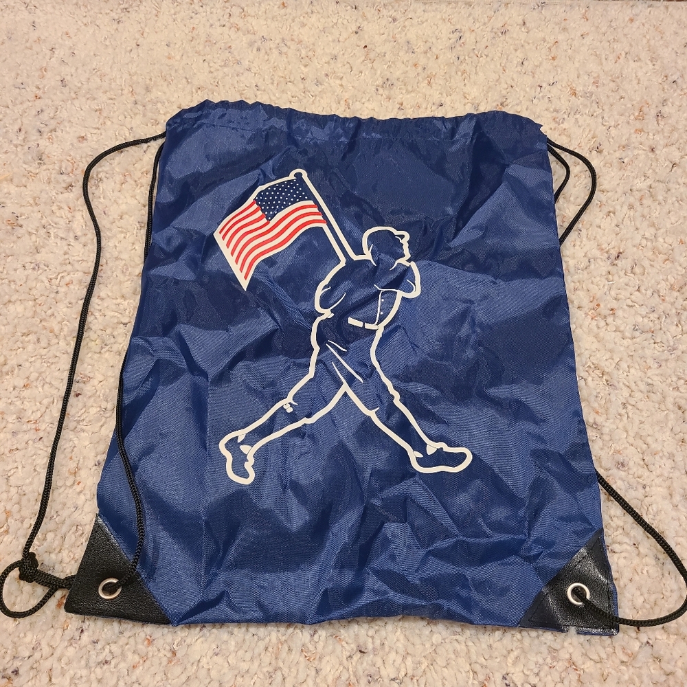 Baseballism Drawstring Nylon Backpack
